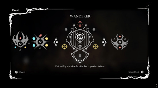 Знак Странницы из Hollow Knight: Silksong.