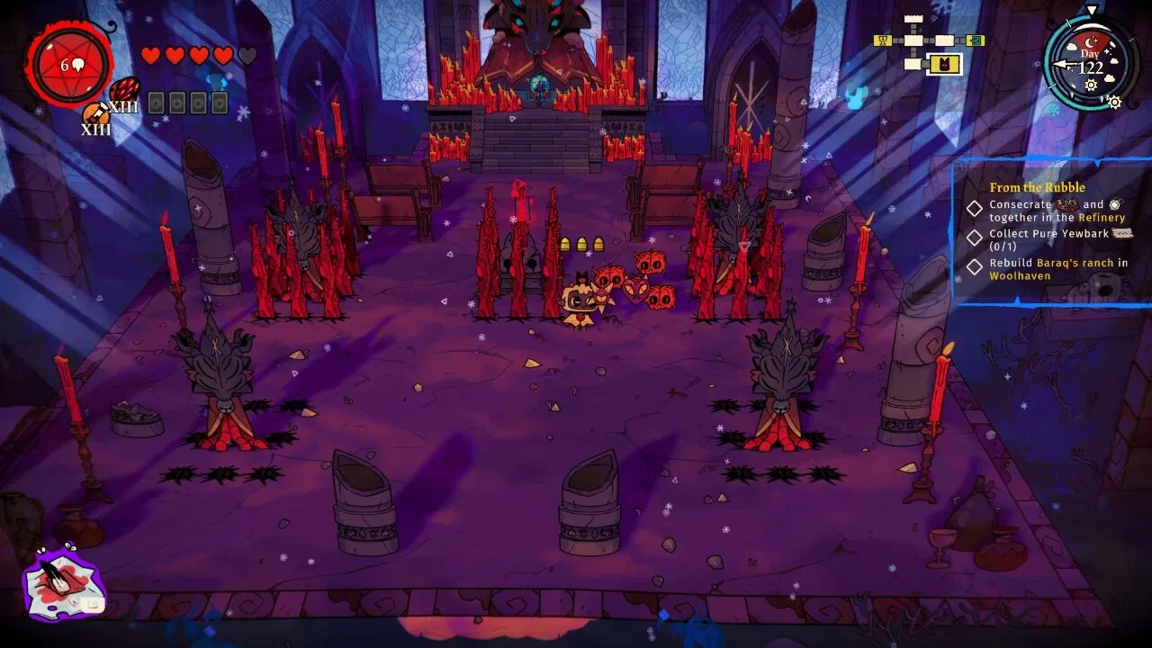 Новые механики выживания в Cult of the Lamb: Woolhaven