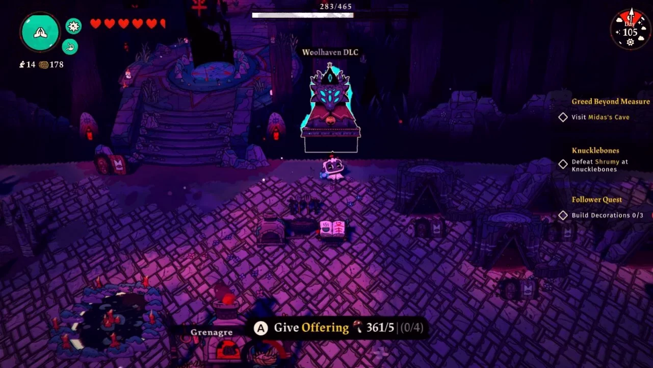 Обзор DLC Cult of the Lamb: Woolhaven