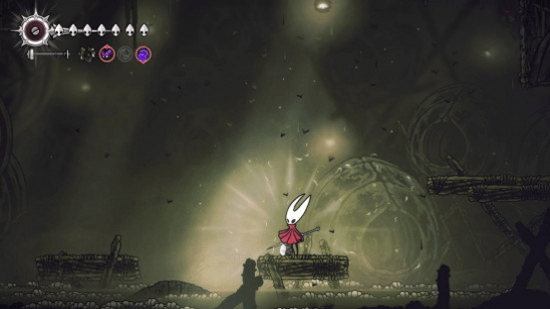 Hollow Knight: Silksong — карта: Желчноводье