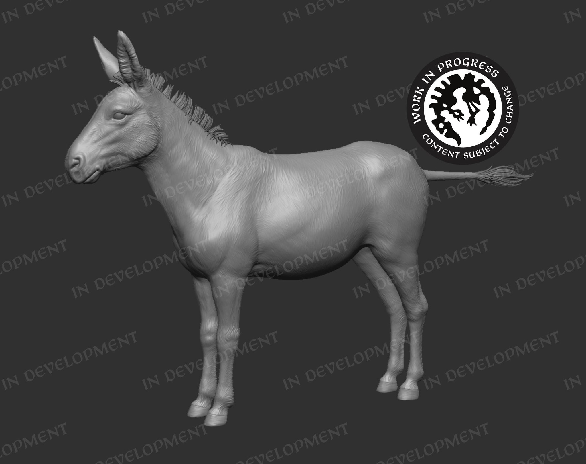 Осёл из Crusader Kings 3 в разработке.