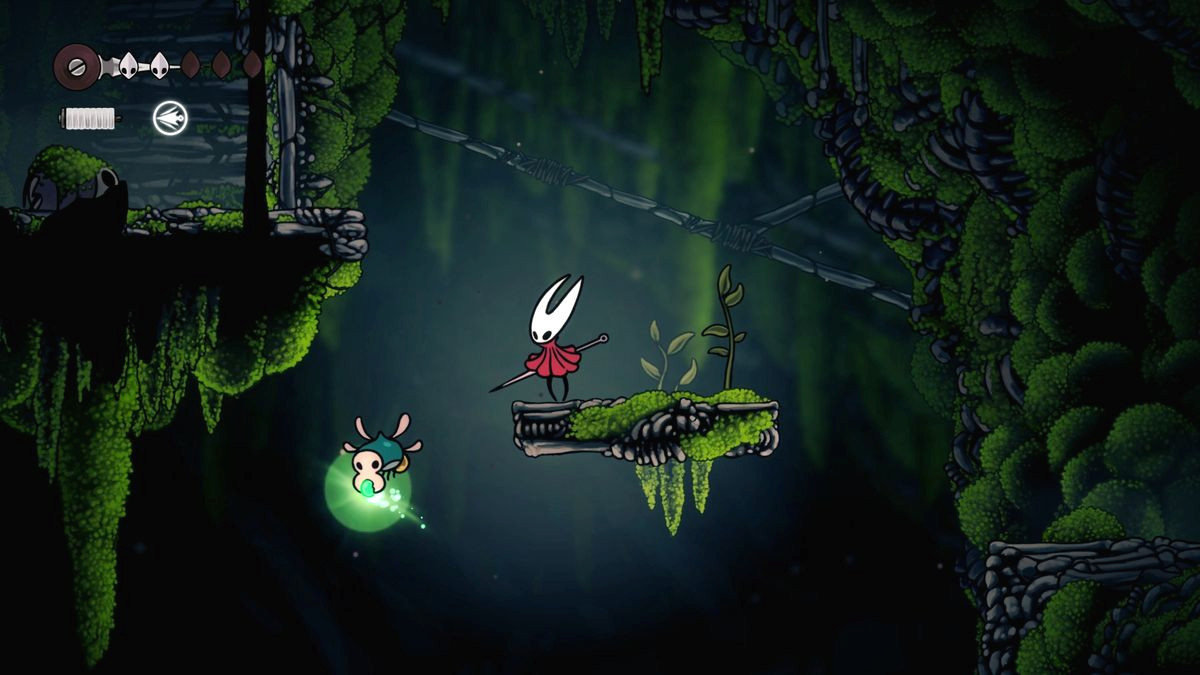 Hollow Knight: Silksong – места с болотными ягодами, жук с ягодой