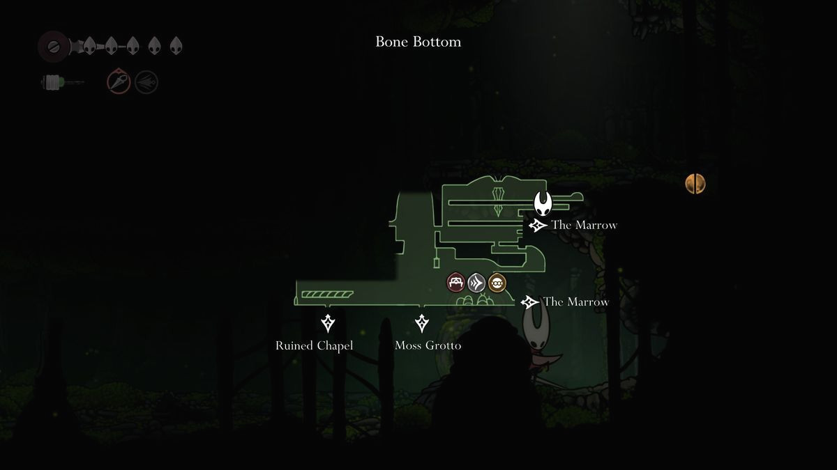 Hollow Knight: Silksong – места с болотными ягодами, расположение ягоды
