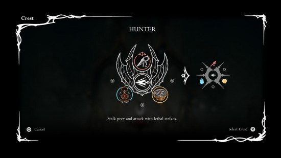 Знак Охотницы из Hollow Knight: Silksong.