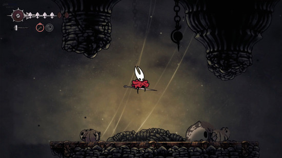 Карта Hollow Knight: Silksong: Подточенные ступени