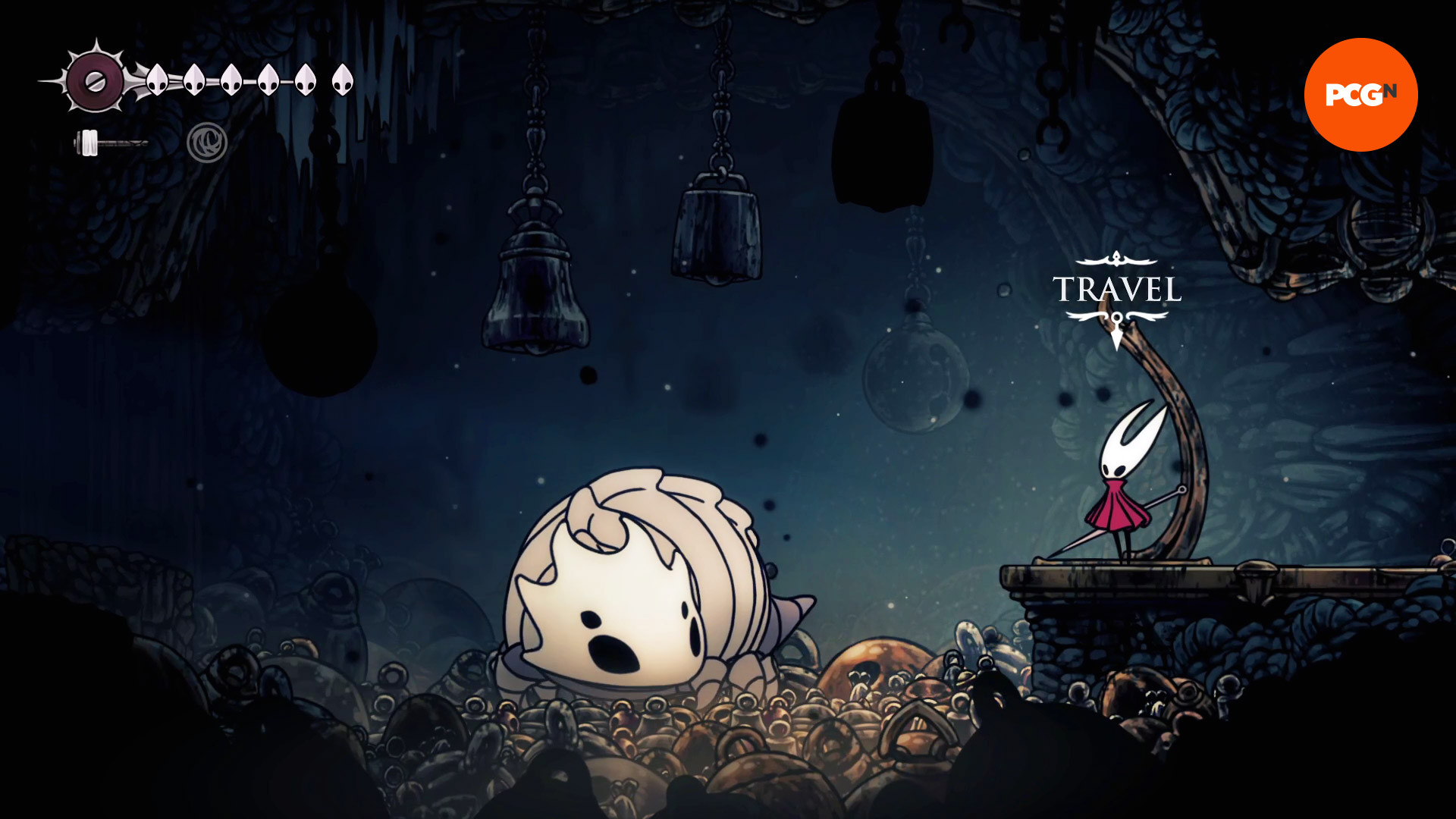 Hollow Knight Silksong Плита: Хорнет и Колокольный зверь