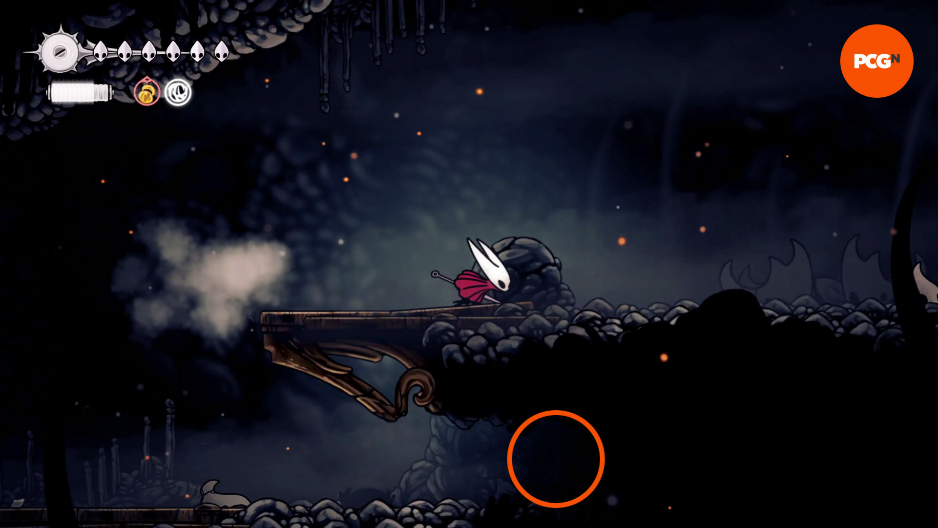 Hollow Knight Silksong Тиран Череп: чиз-стратегия в Костяке