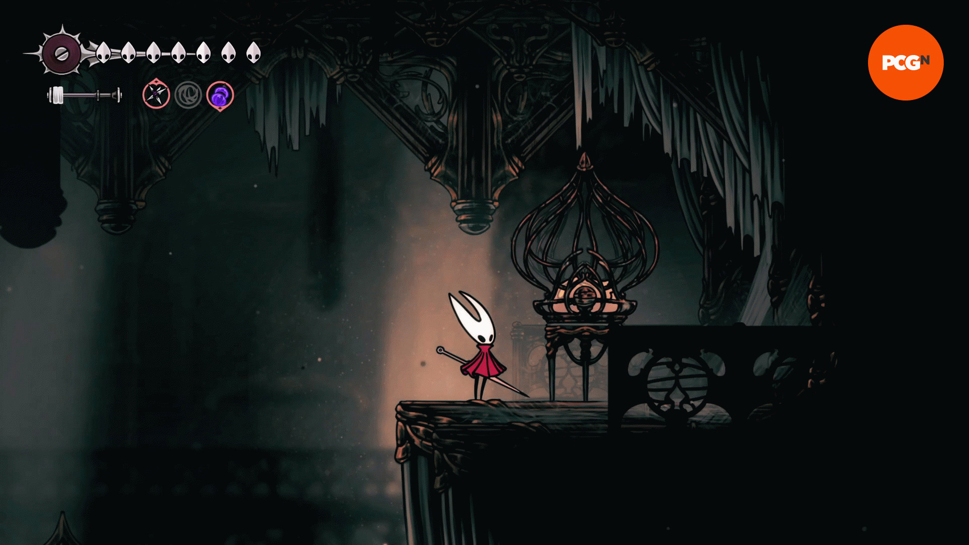 Локации блох в Hollow Knight Silksong: Шепчущие катакомбы