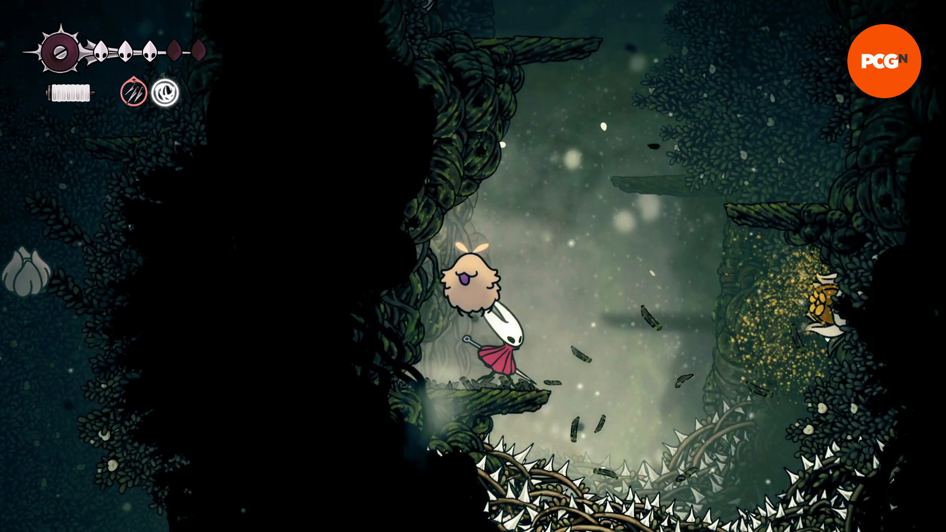 Локации потерянных блох в Hollow Knight Silksong: блоха Панцирного леса