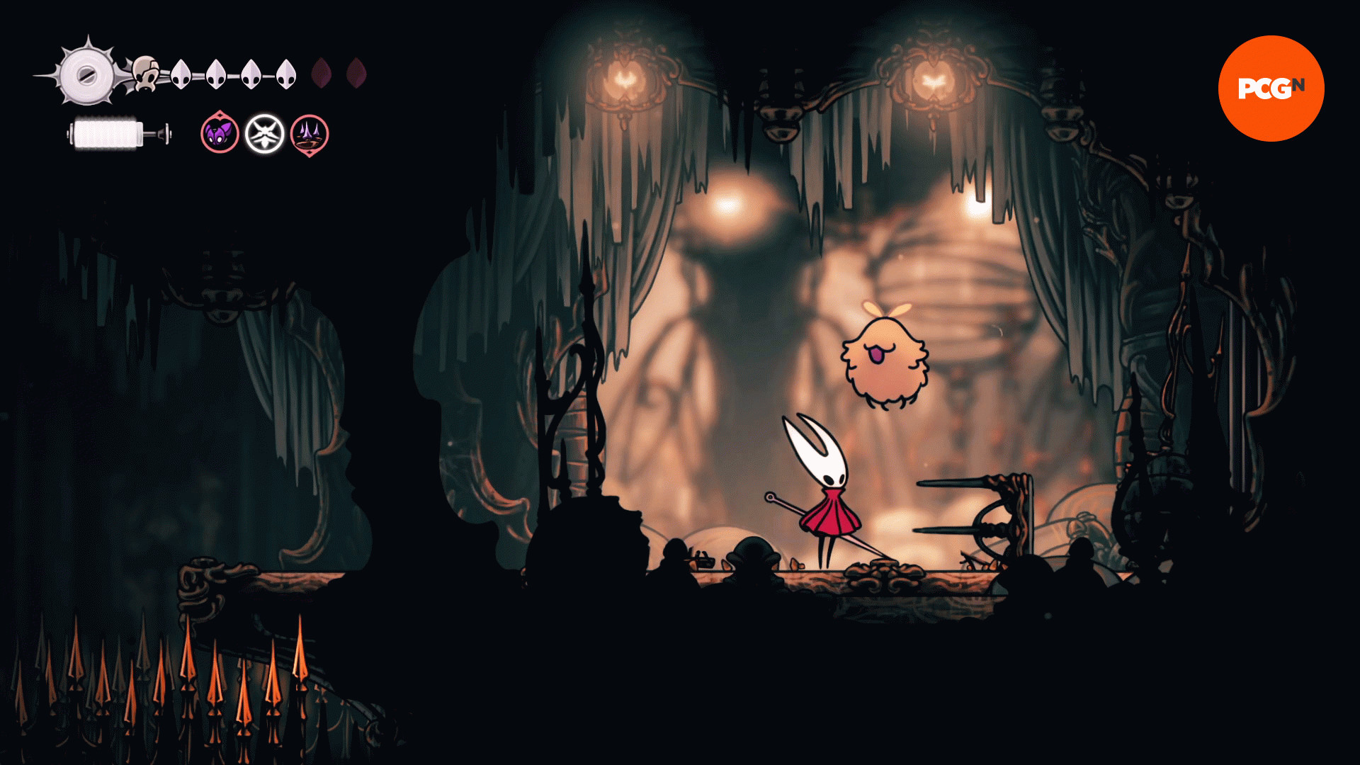 Локации блох в Hollow Knight Silksong: Хоровые палаты 1