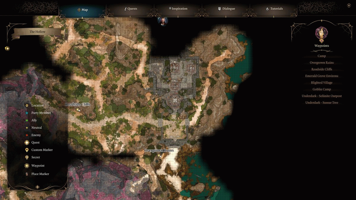 Baldur's Gate 3 – Заросшие руины