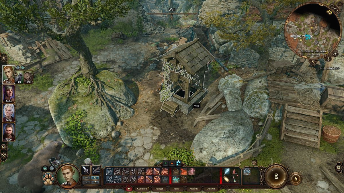 Baldur's Gate 3 Некромантия Тхая – колодец в Вымершей деревне