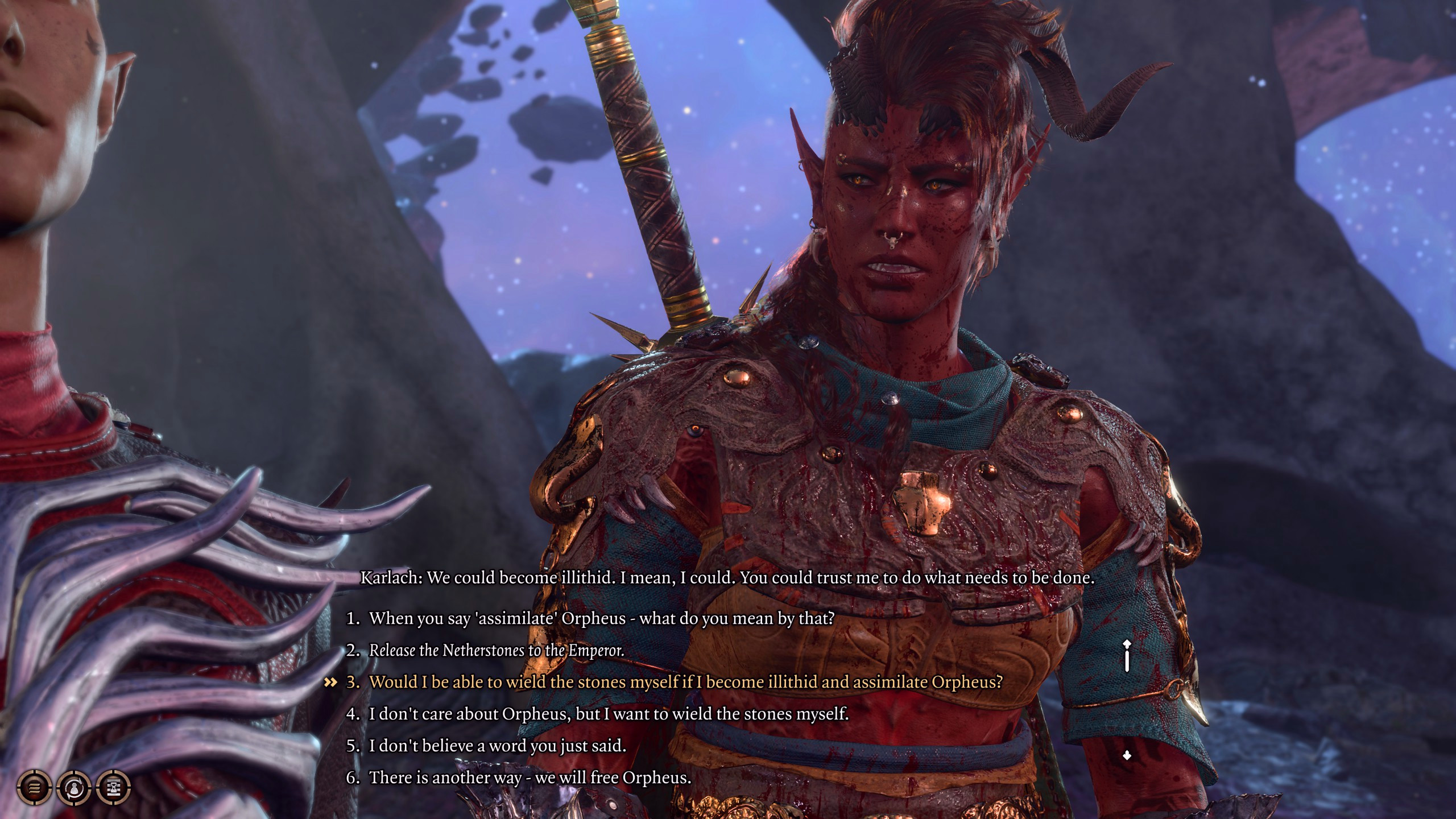 Концовки Baldur's Gate 3 – Карлах становится свежевателем разума