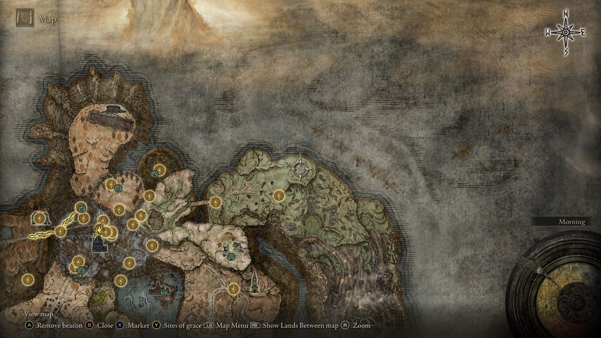 На карте Elden Ring Shadow of the Erdtree отмечено место Зверя Падающей звезды, с которого выпадает Гравитационный снаряд