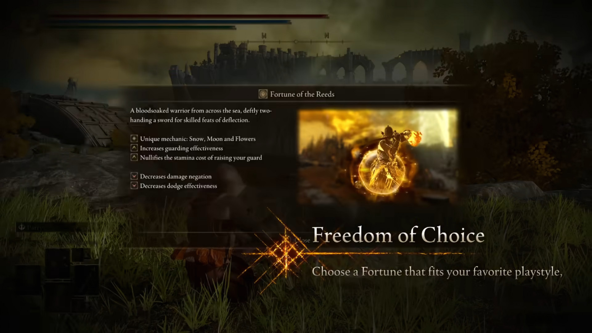 Мод Elden Ring Reforged — Фортуны: способ переосмыслить стиль игры вашего персонажа.