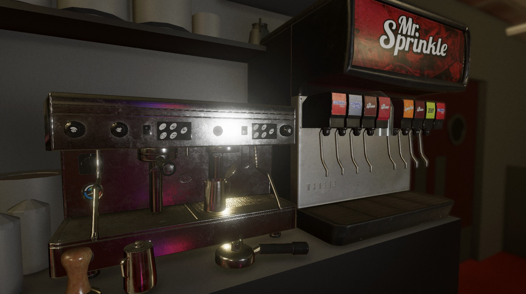 Новая карта в Phasmophobia, Nell's Diner