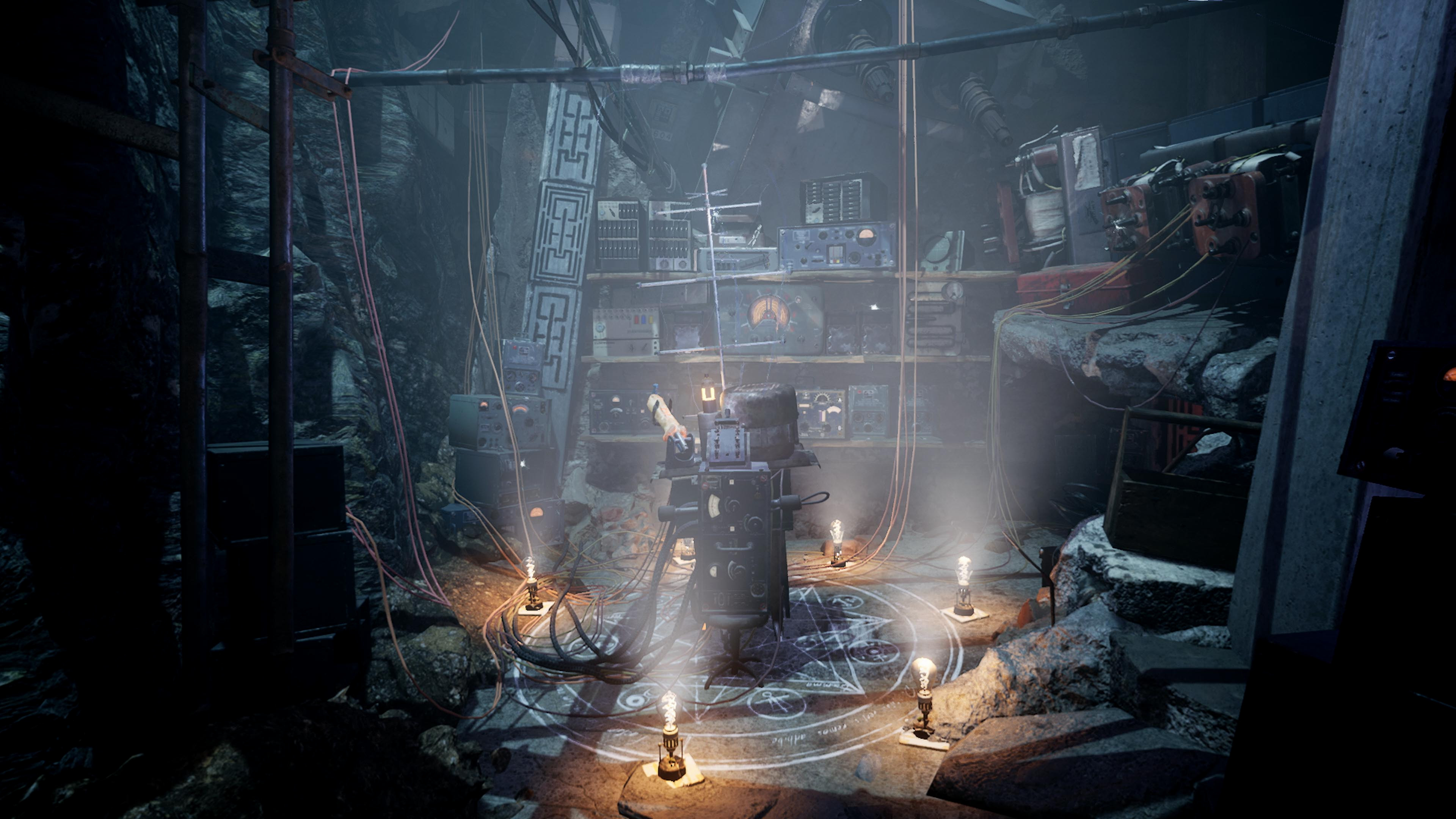 Аппарат стоит на призывном круге.