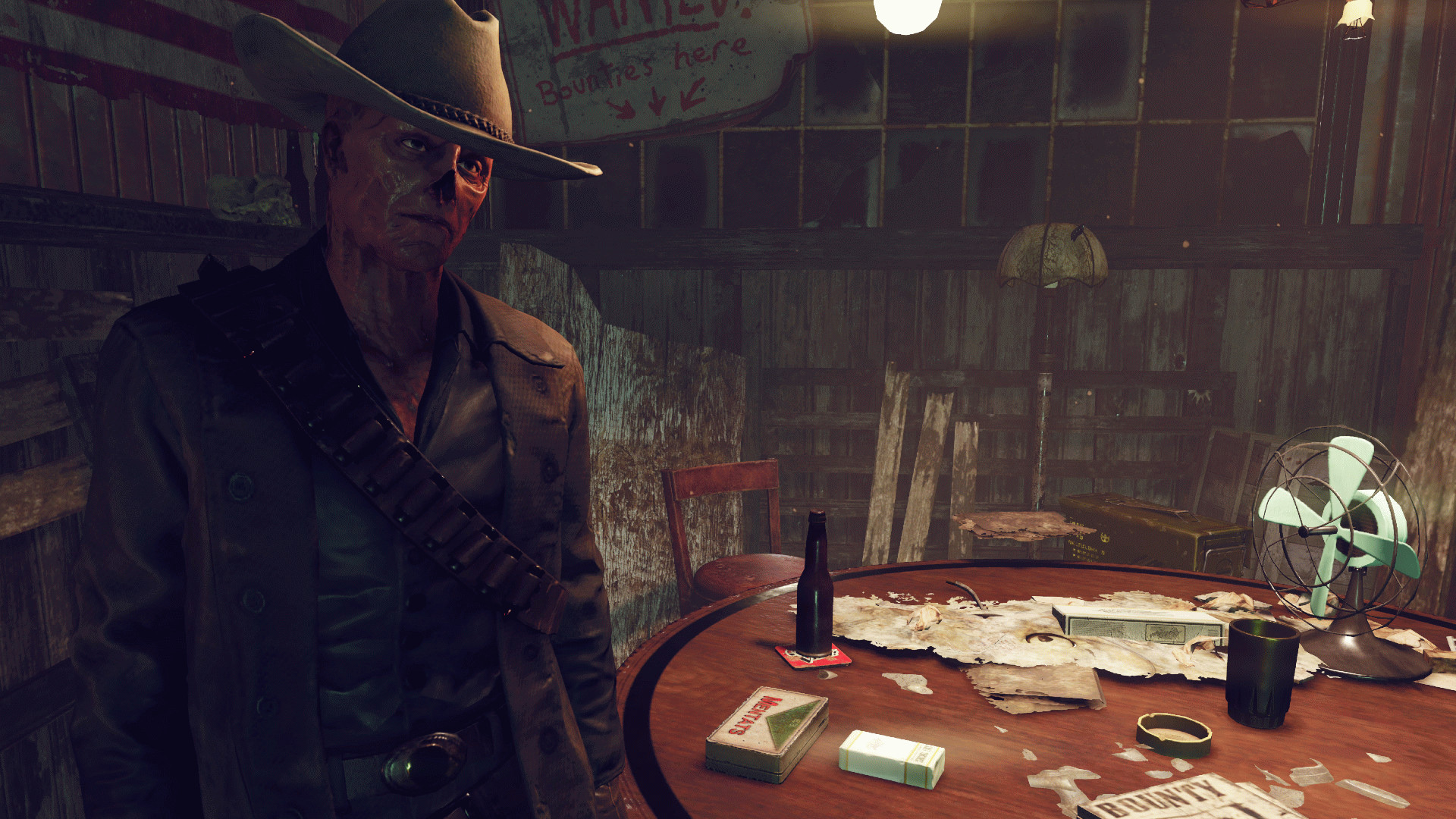 Fallout 76 — Гуль в исполнении Уолтона Гоггинса выдаёт контракты Охота за головами: крупные цели.