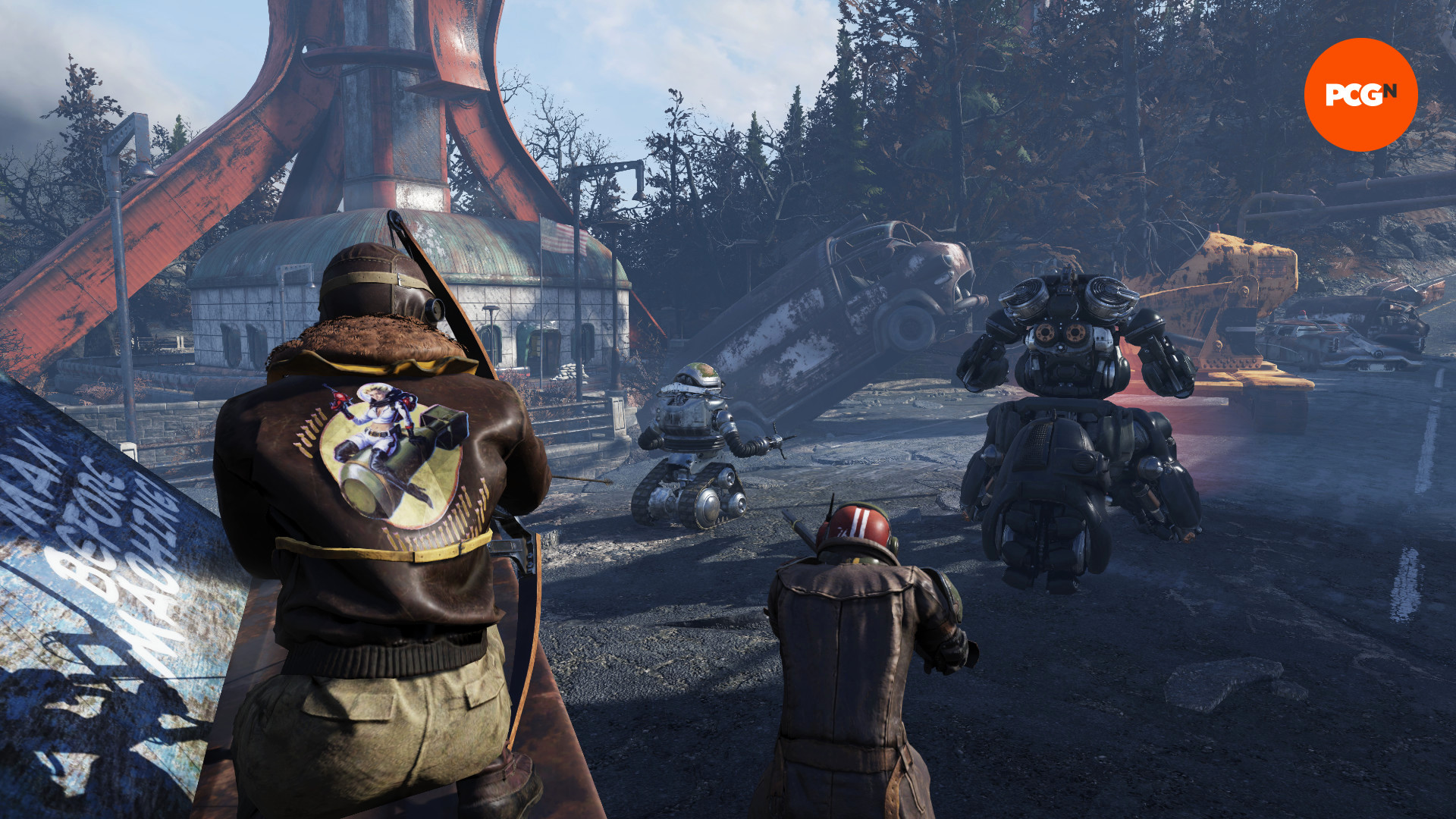 Обновление Fallout 76 Infestations – выжившие сражаются с роботами.