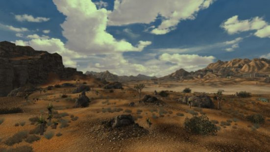 Реалистичные пустыни с модом Nevada Skies — один из лучших модов для Fallout New Vegas.