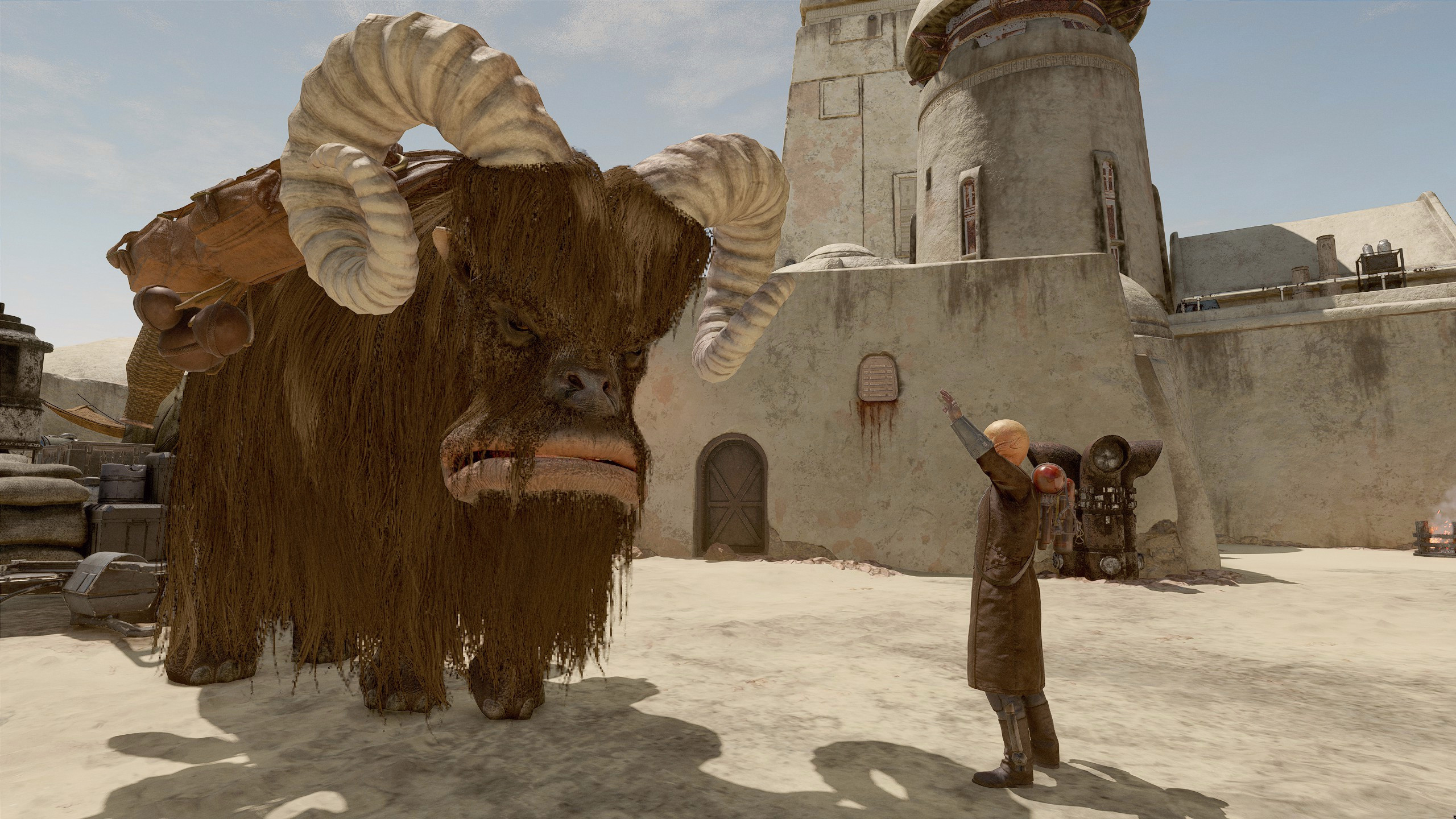 Инопланетянин машет банте