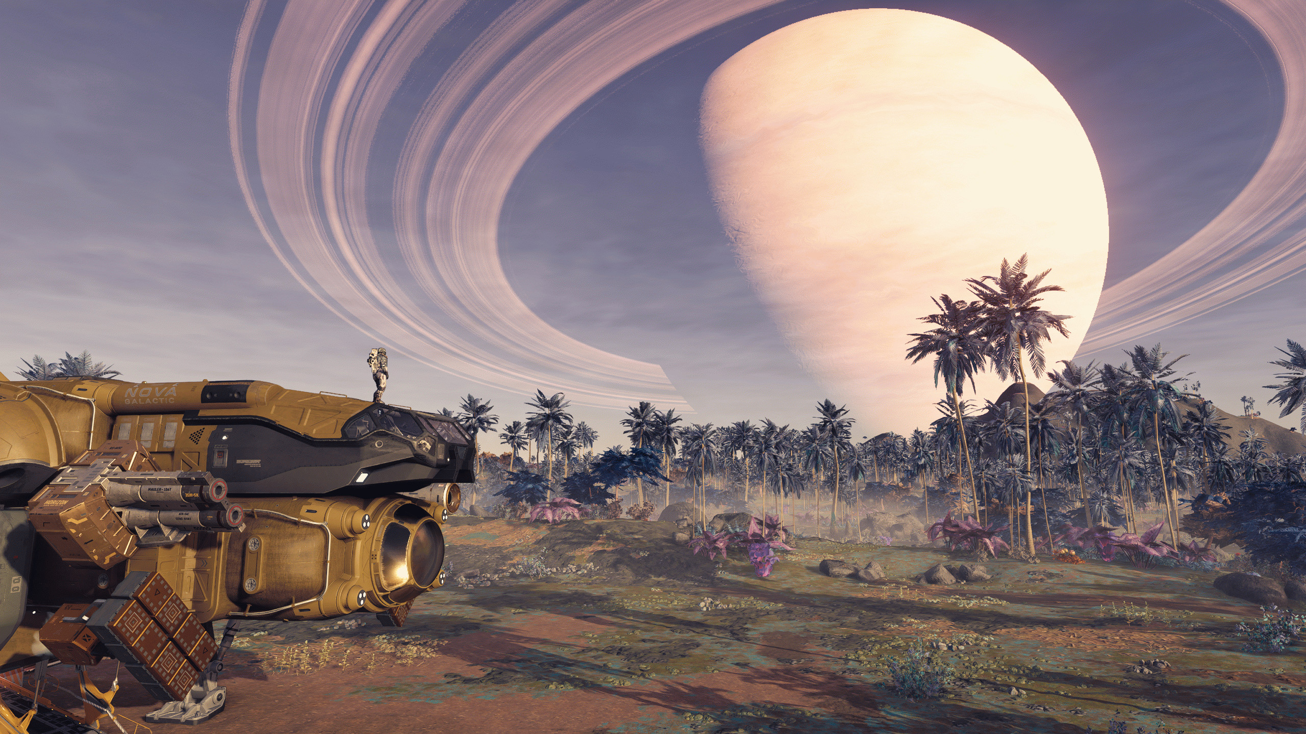 Астронавт на инопланетной планете