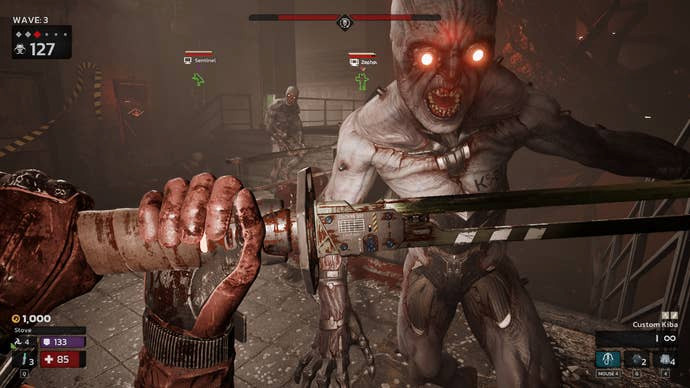 Блокировка атаки Сгустка мечом Ниндзя в Killing Floor 3.