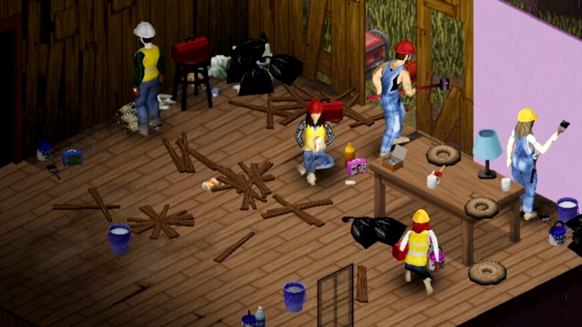 Project Zomboid Build 42 – эксплойт в модах исправлен: группа выживших ремонтирует дом