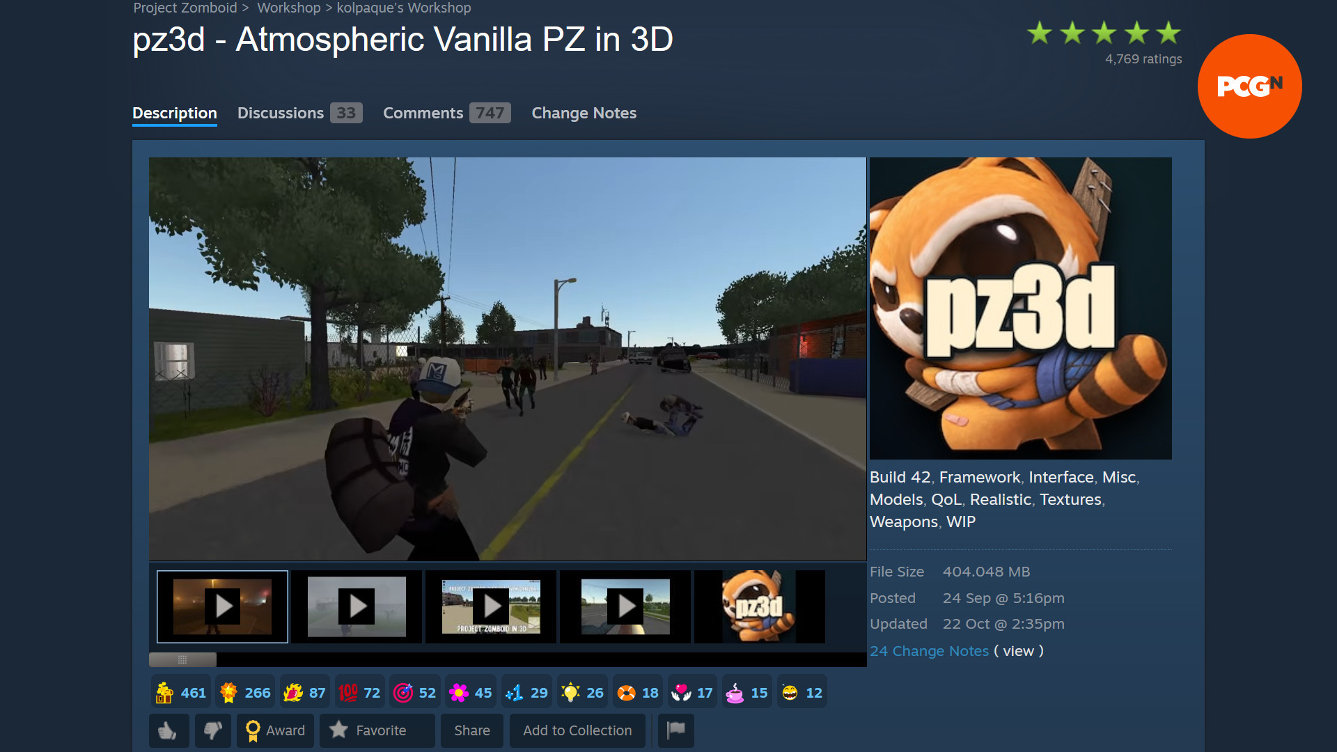 3D-моды и моды с видом от первого лица для Project Zomboid – pz3d в Мастерской Steam.