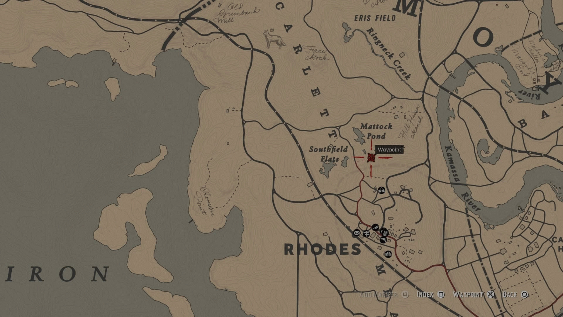 местоположение легендарной лисы в Red Dead Redemption 2