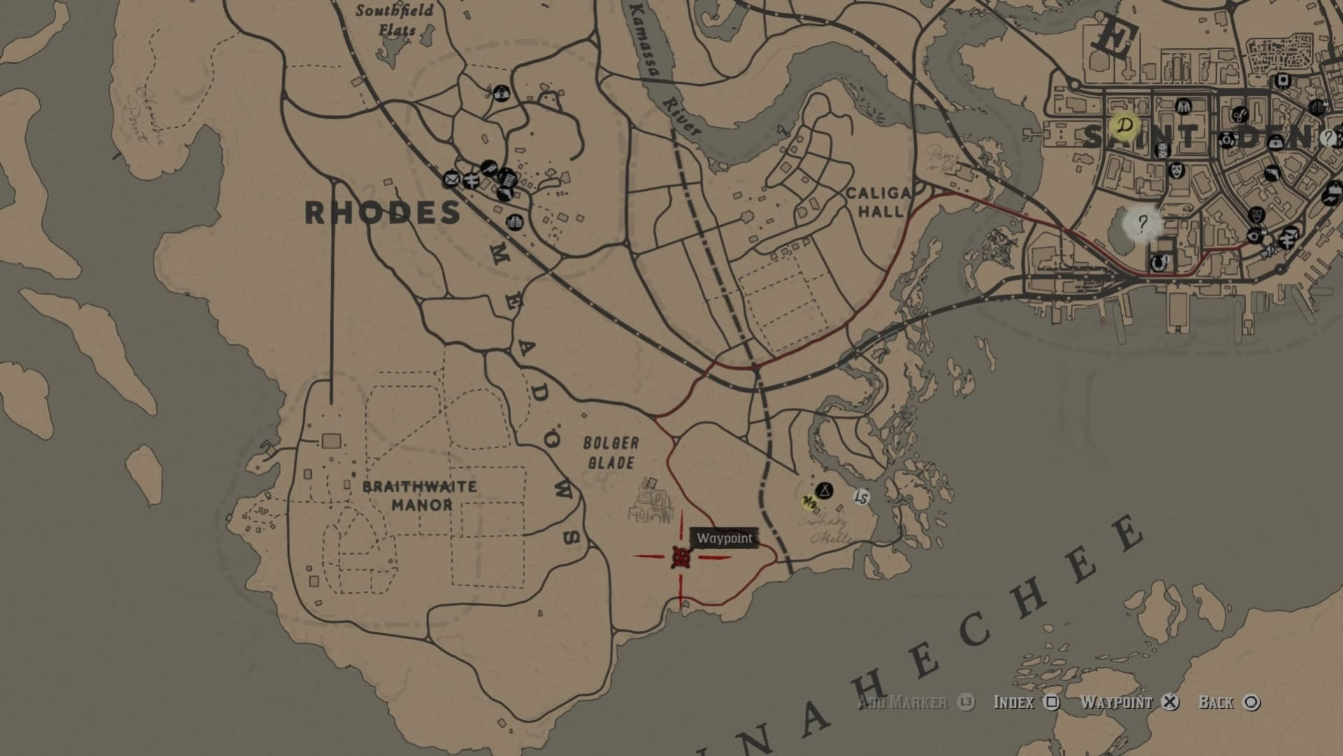 местоположение легендарной пантеры Гиагуаро в Red Dead Redemption 2