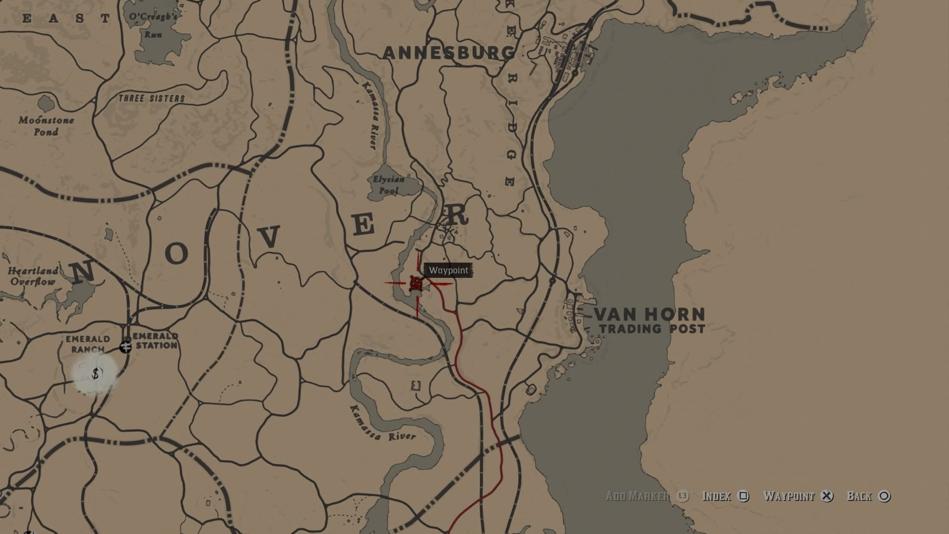местоположение легендарного бобра в Red Dead Redemption 2