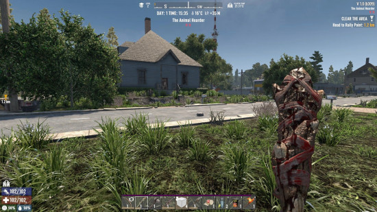 Обновлённый UI с дополнительными полосками статов благодаря Jakmeister's Enhanced UI — одному из лучших модов для 7 Days to Die.