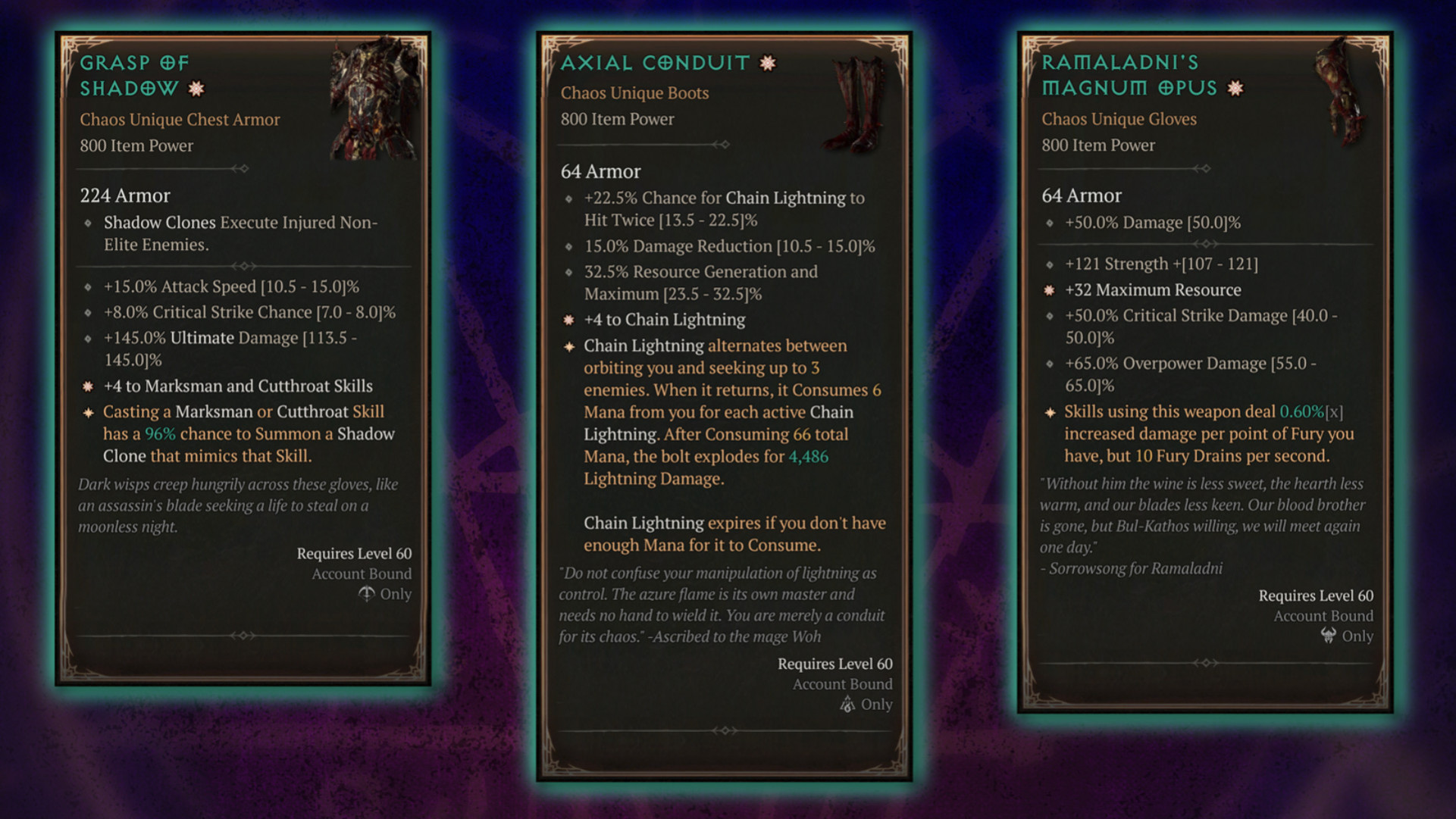 Diablo 4 — патчноуты 10-го сезона, хаос-уники.