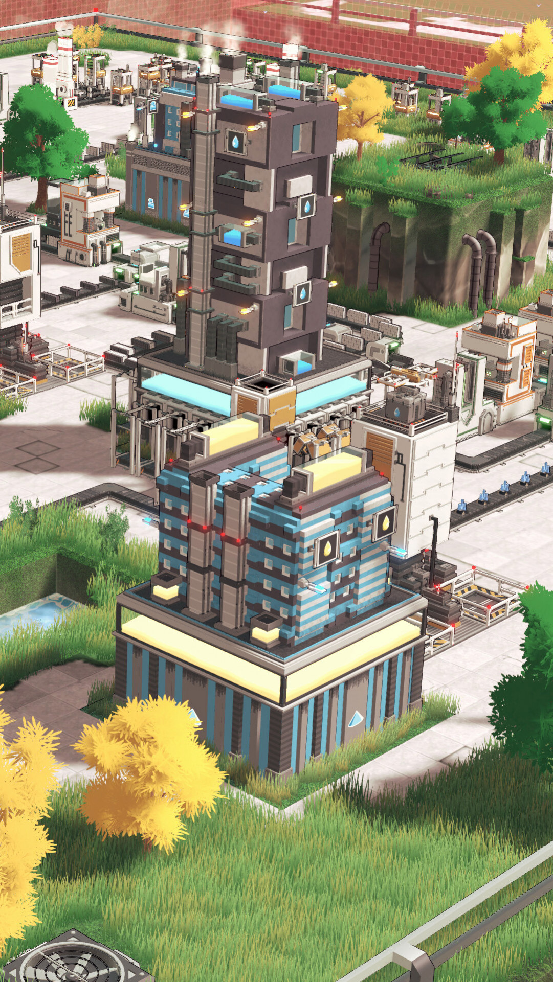 Фрагменты работающей фабрики в Modulus