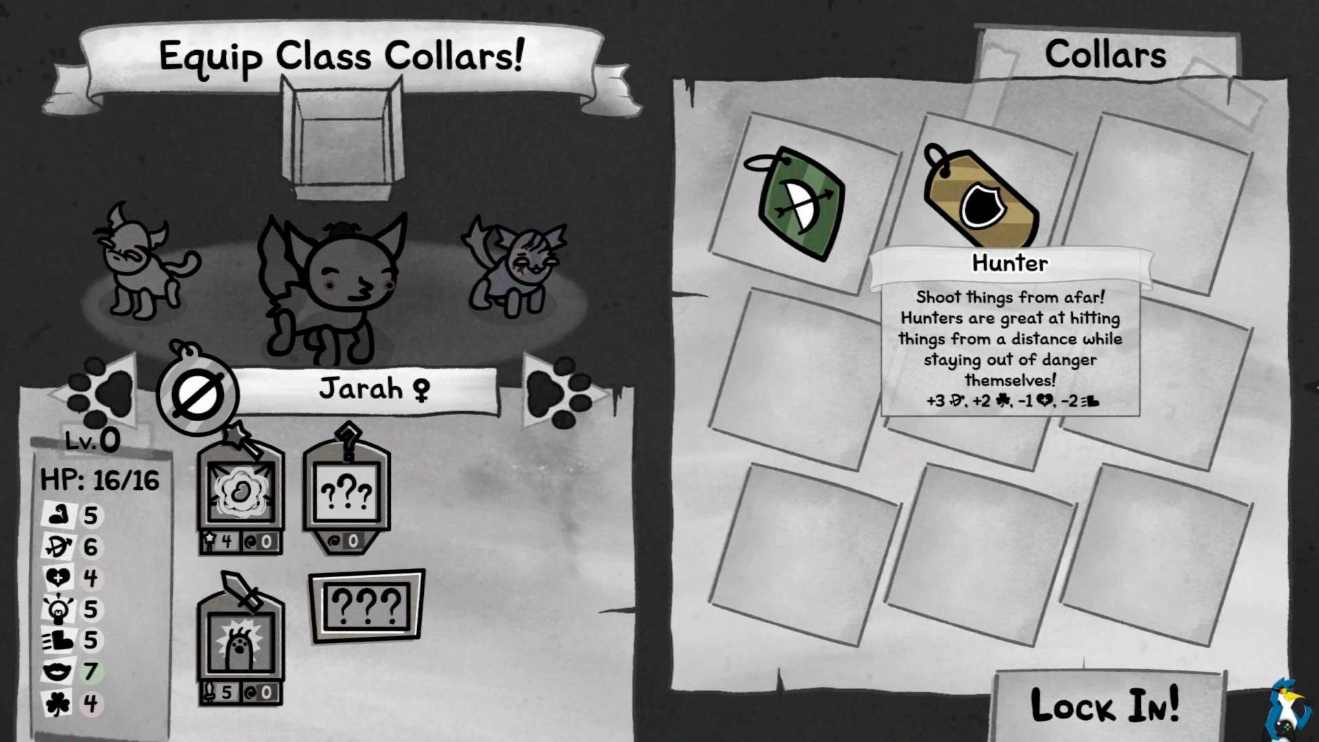 Пошаговый бой котов против монстров в Mewgenics