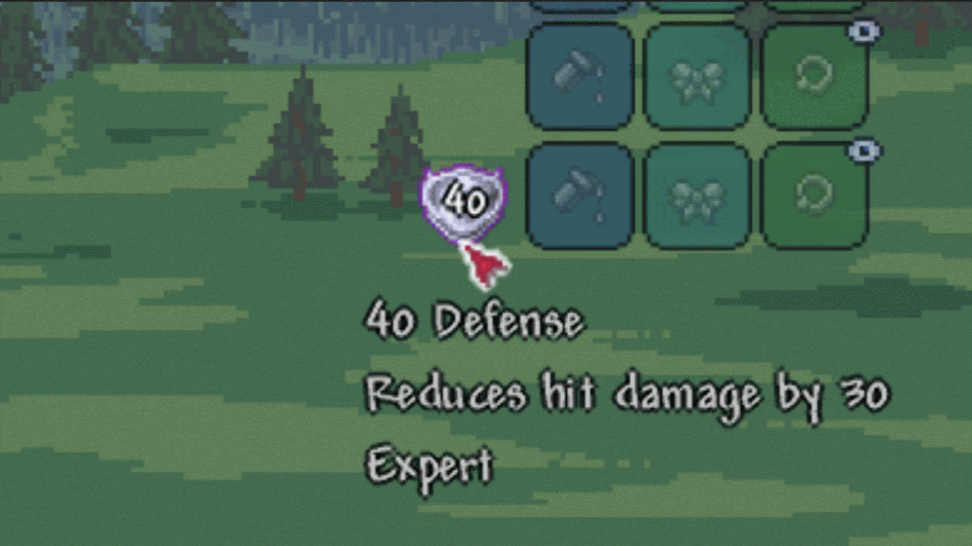 Обновление Terraria 1.4.5 — новый значок защиты и подсказки.