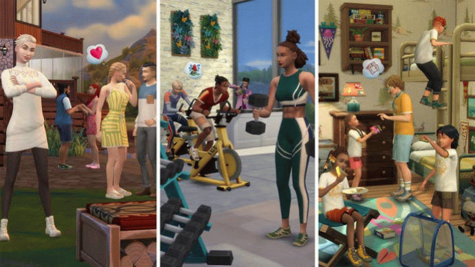 The Sims 4: детская площадка — скриншот из обновления; источник: Maxis, EA