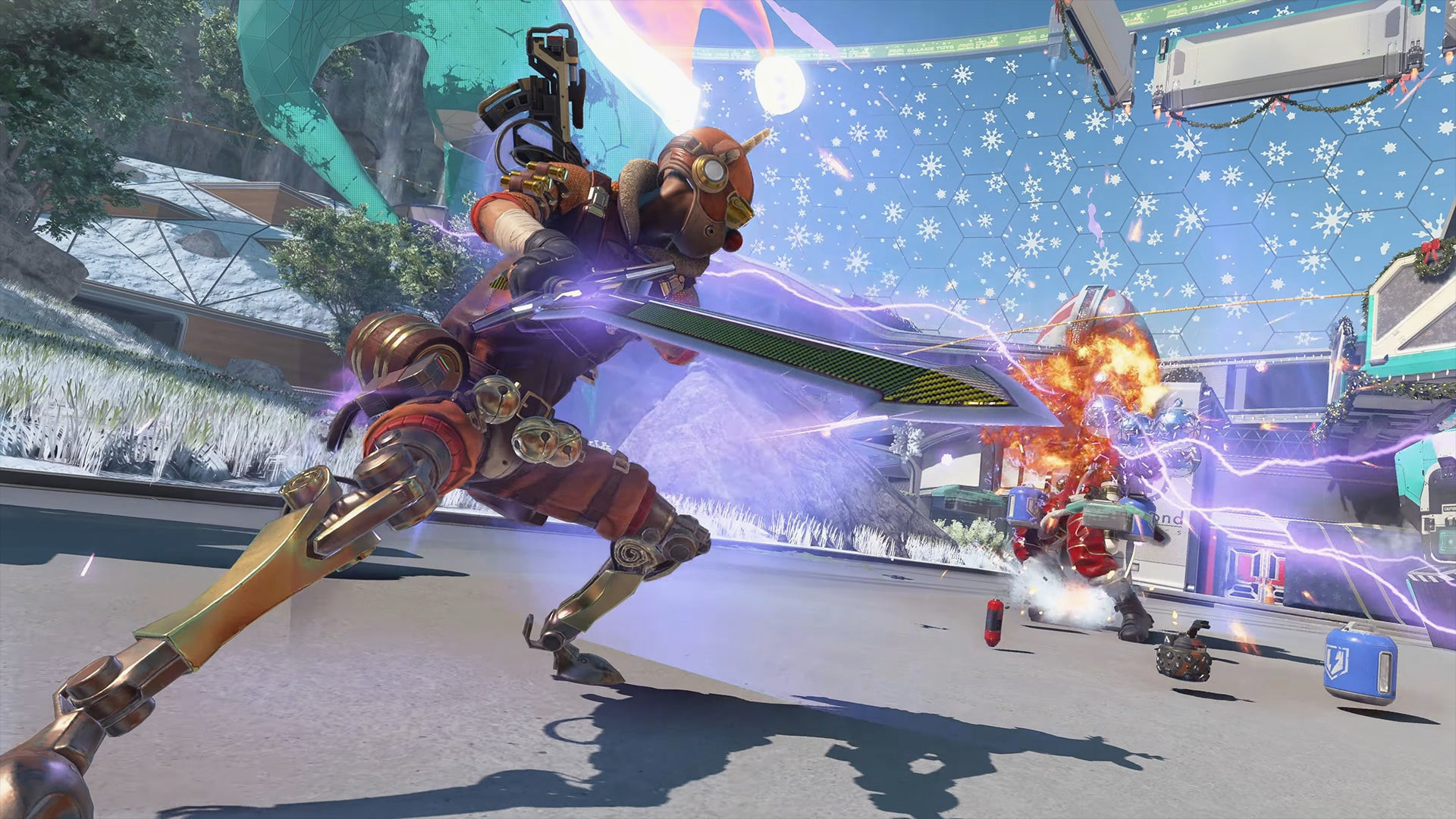 Октейн атакует мечом в Apex Legends