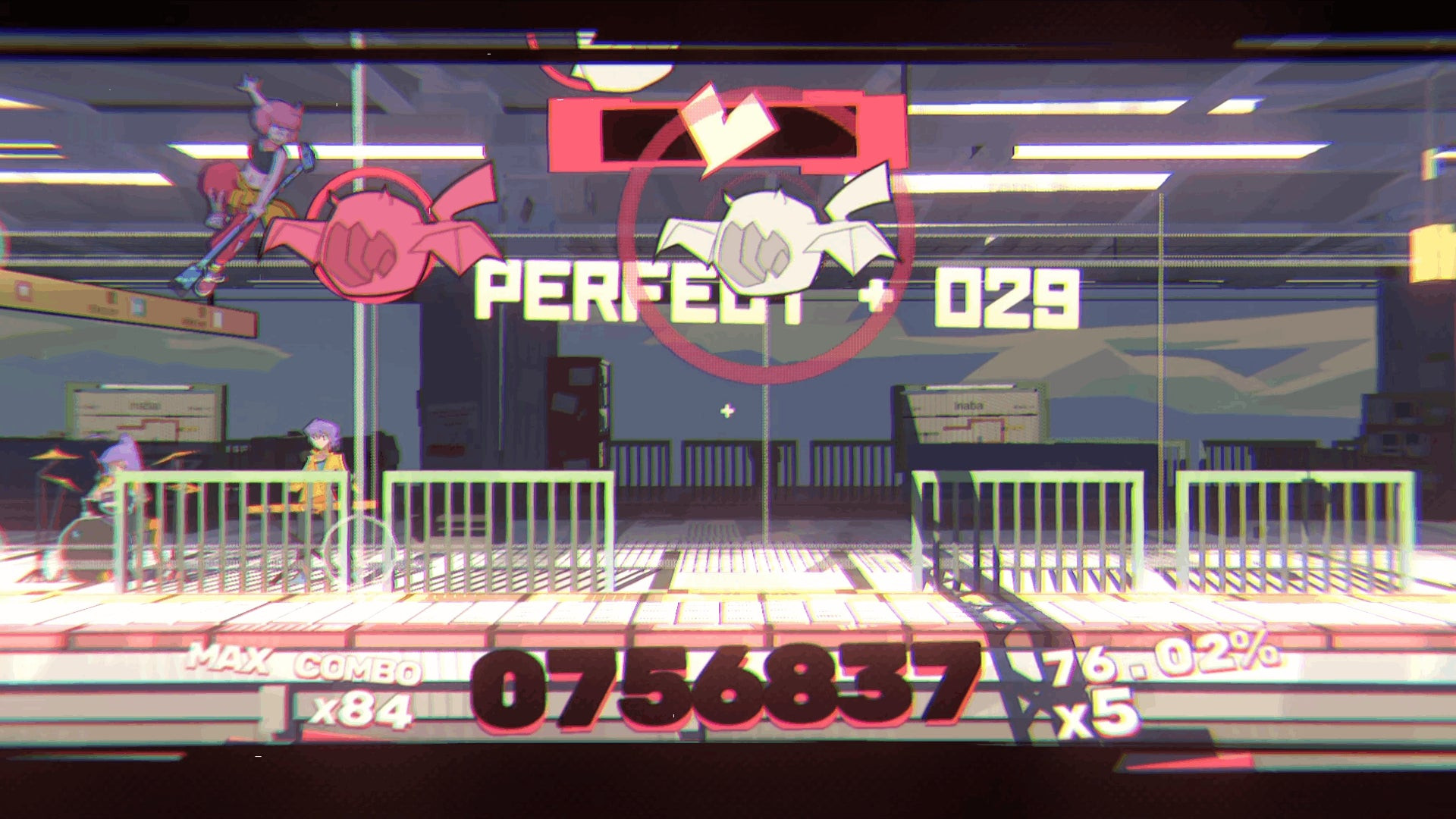 Beat уклоняется от ноты в аркадном режиме Unbeatable.