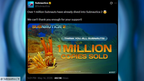 Subnautica 2: два миллиона копий, твит разработчиков