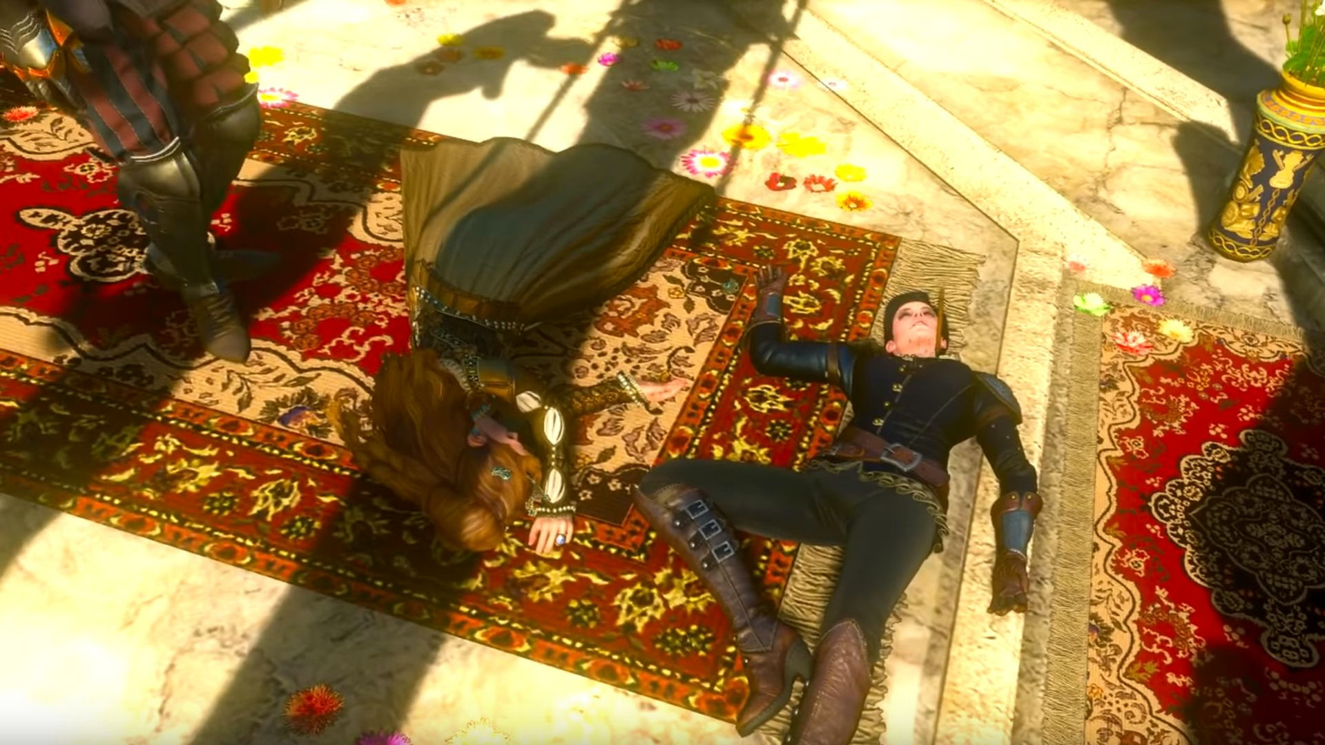 Княгиня и Сианна лежат мёртвыми в худшей концовке Blood and Wine для Witcher 3