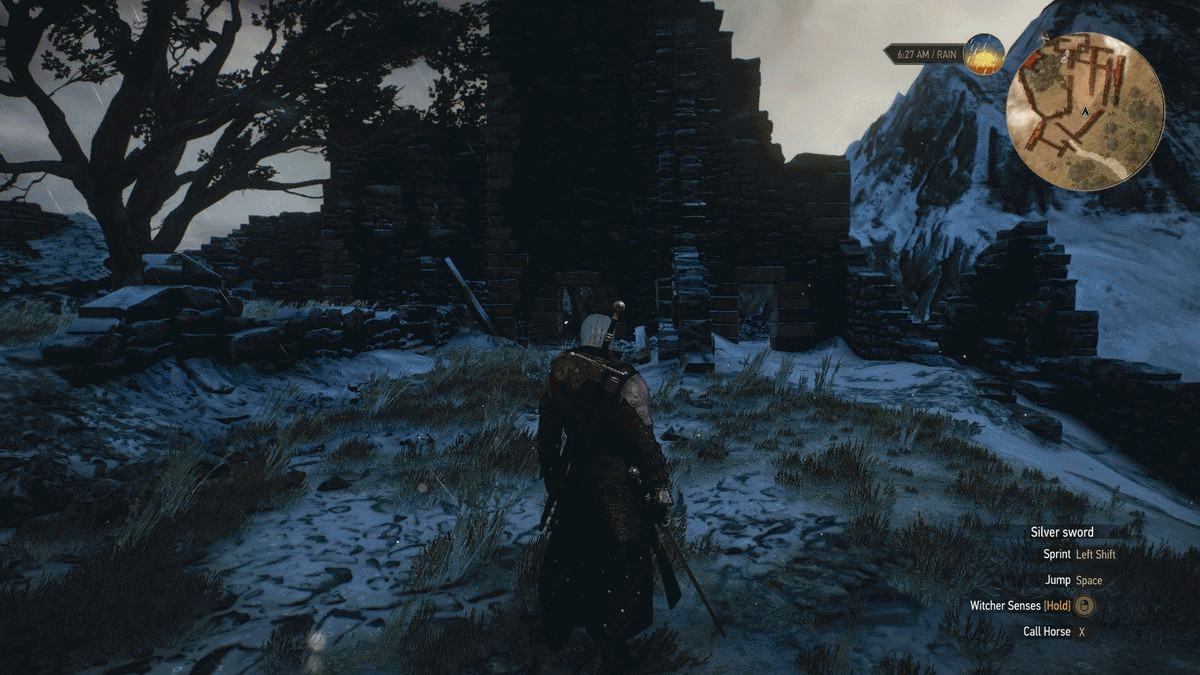Серебряный меч Школы Медведя в The Witcher 3