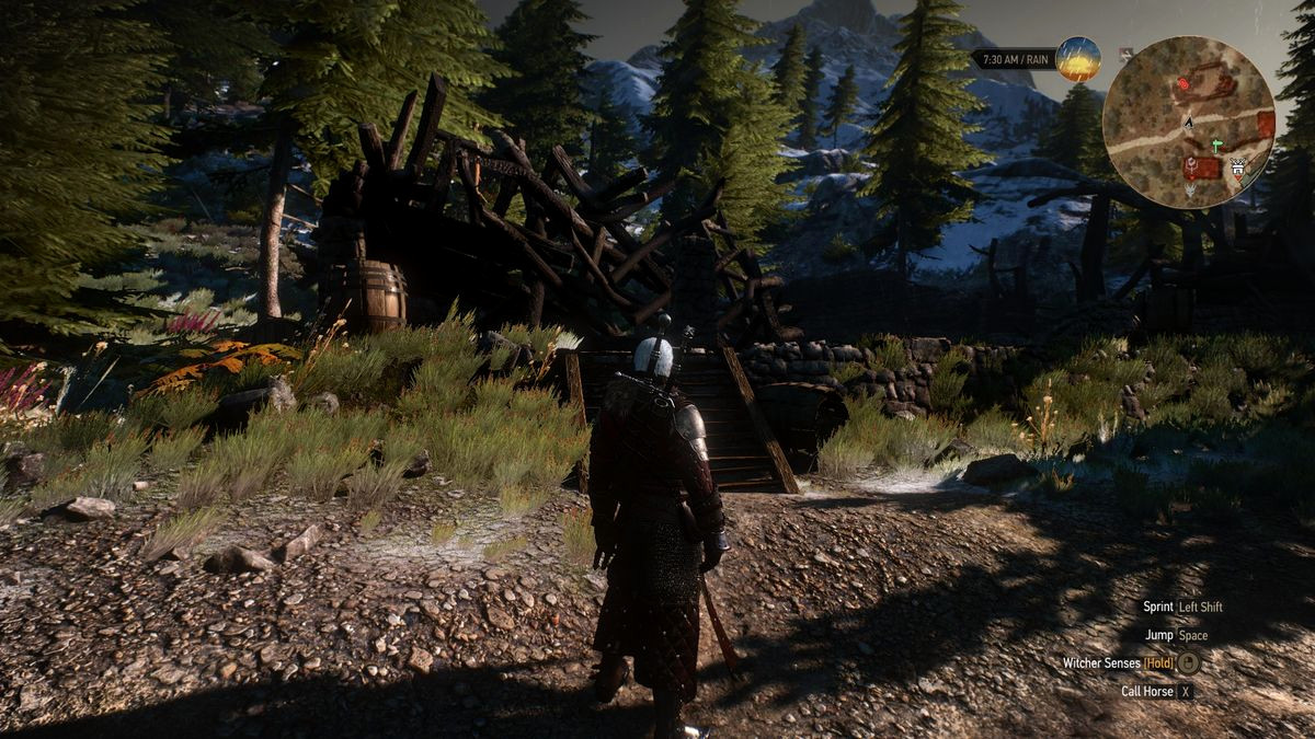 Стальной меч Школы Медведя в The Witcher 3
