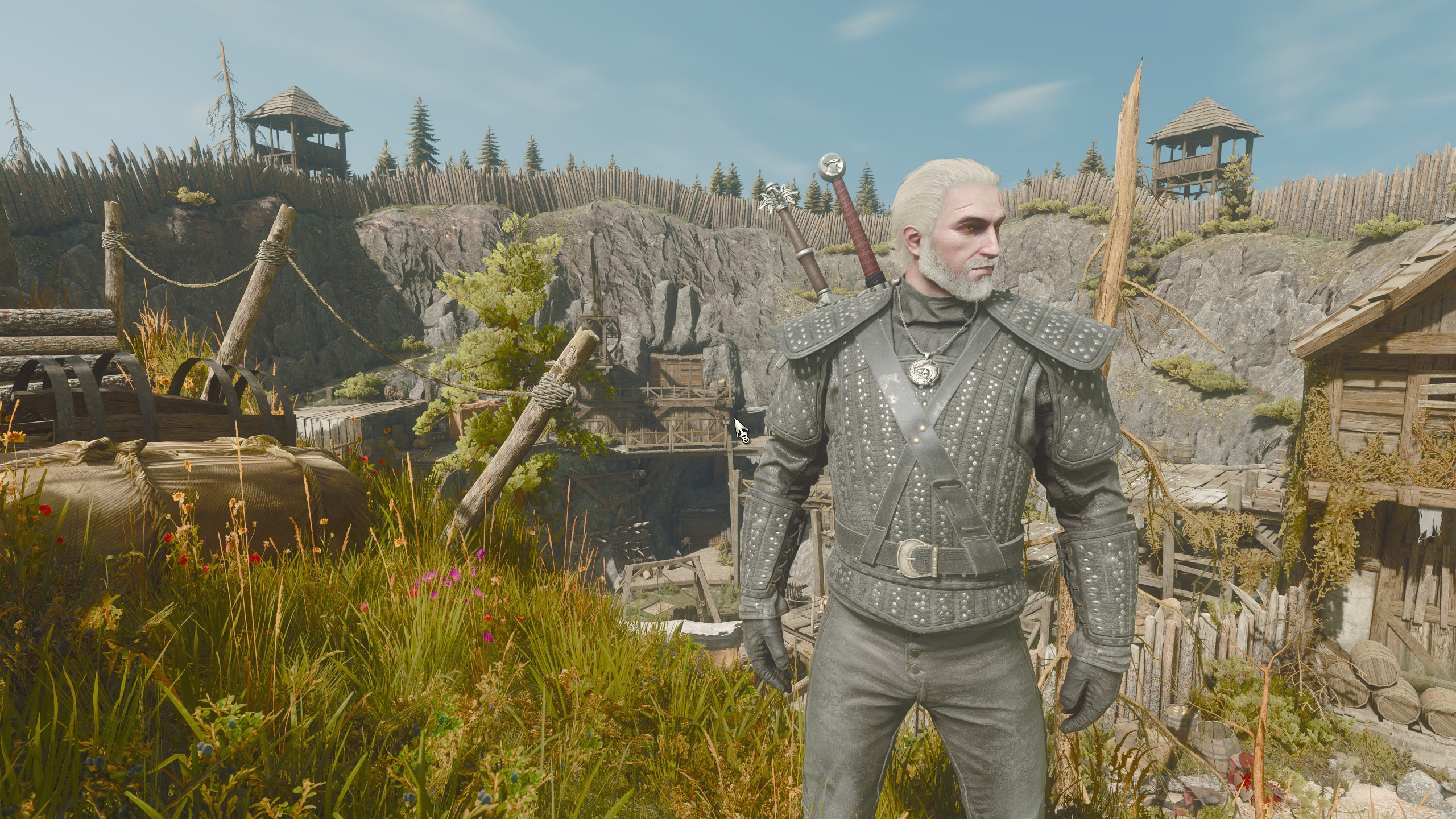Witcher 3 – Геральт в забытом снаряжении Школы Волка