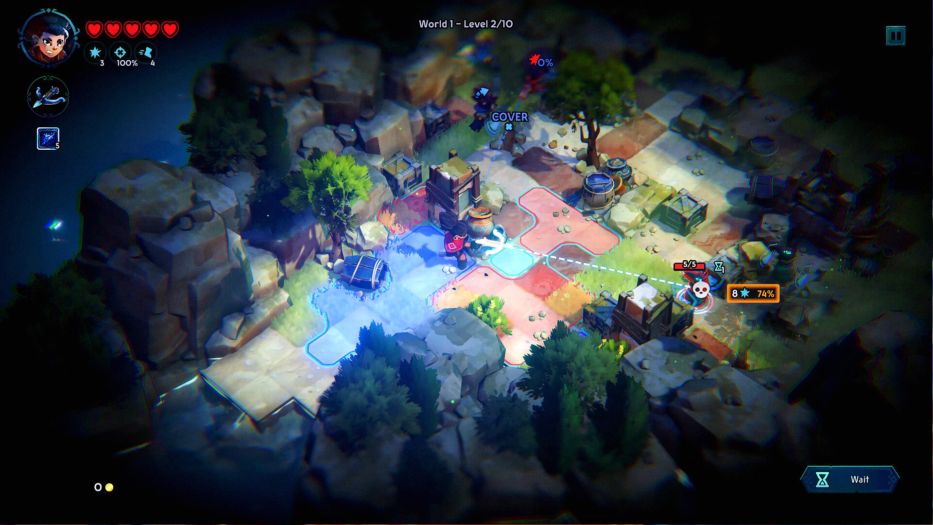 Day of the Shell - Игрок укрывается во время боя.