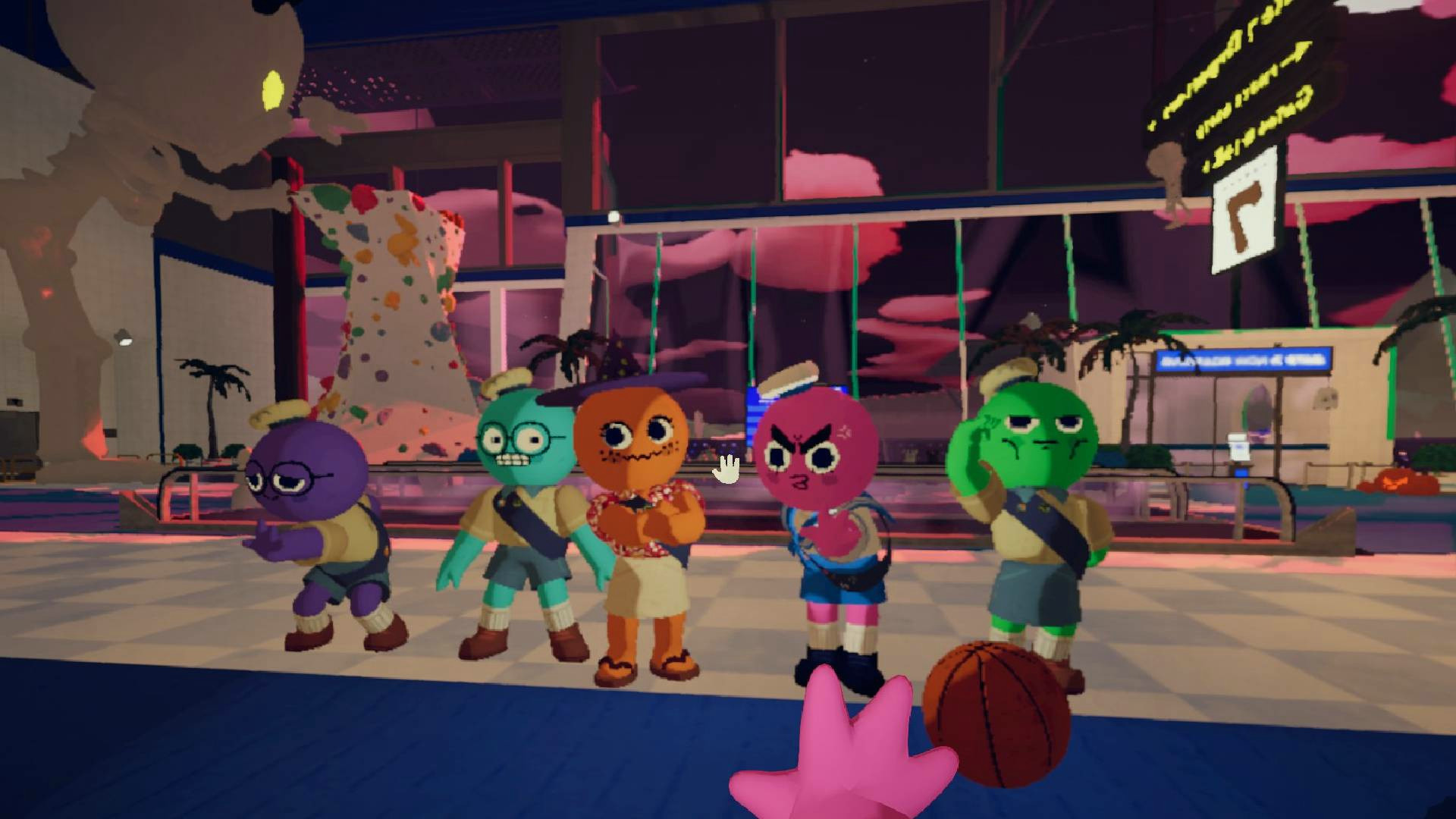 Друзья в отражении в Peak