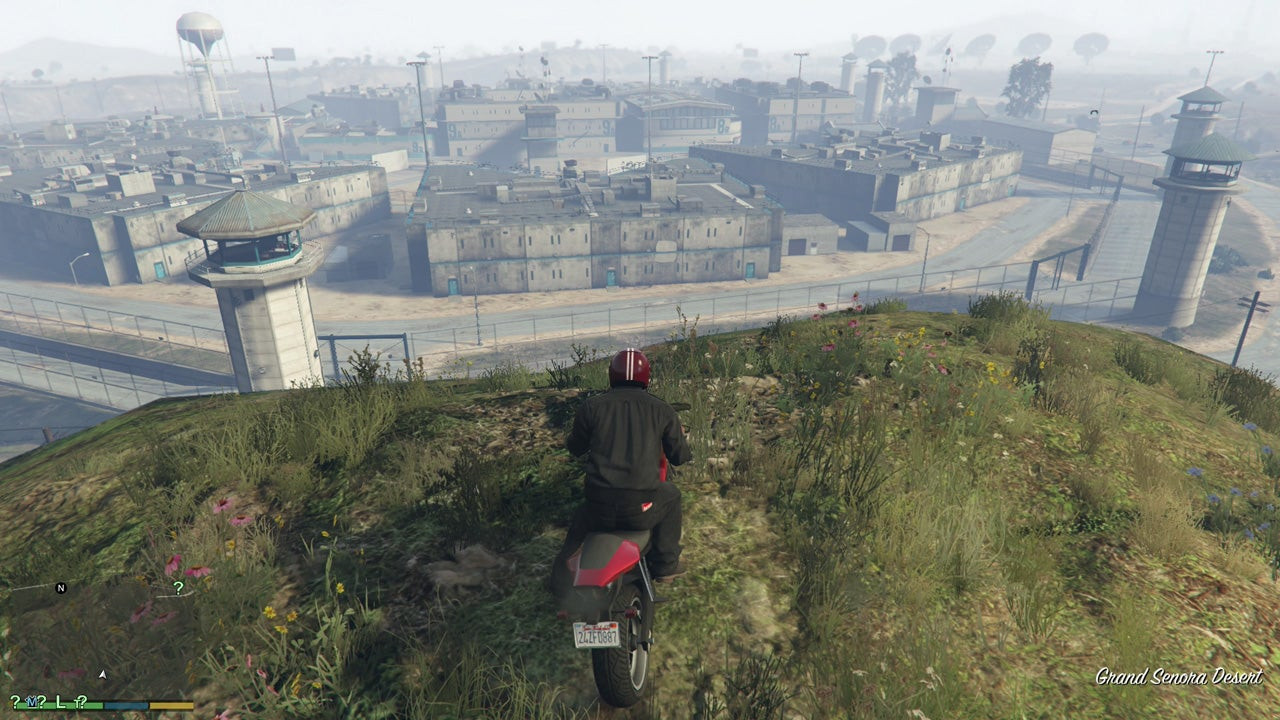 Тринадцатый каскадёрский прыжок в тюрьму в GTA 5