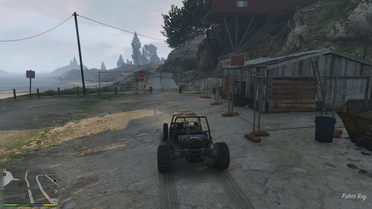Четвёртый каскадёрский прыжок в Палето-Бэй в GTA 5
