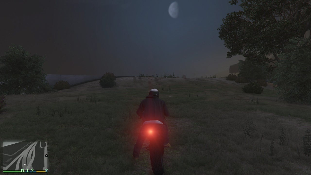 Девятый каскадёрский прыжок на Экуолити-Вей в GTA 5